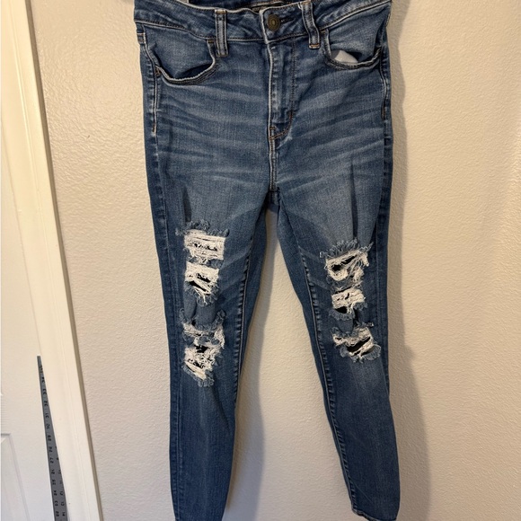 American Eagle Outfitters Denim - American Eagle Outfitters Ripped Hi-Rise Jeggings